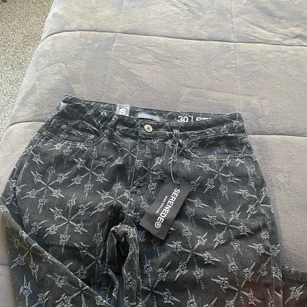 Serenedee Black Star Denim Jeans